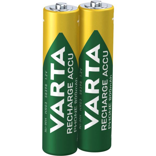 Telefon-Akku 'RECHARGE ACCU Phone', Micro (AAA) VARTA 58398 101 402 (4008496330867)