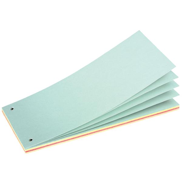 Trennstreifenblock, für DIN A4, farbig sortiert herlitz 300002708 (4008110308906)