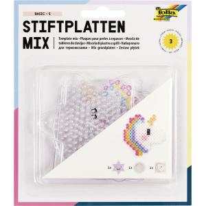 Bügelperlen Stiftplatten BASIC KLEIN, sortiert folia 73211 (4001868099768)