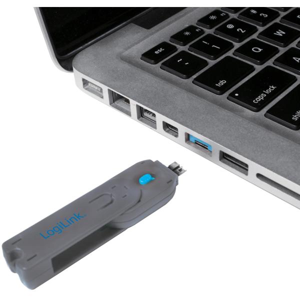 USB Sicherheitsschloss, 10 Schlösser LogiLink AU0046 (4052792045154)