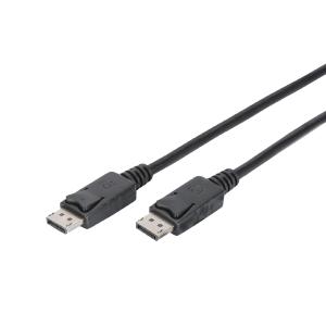 DisplayPort Anschlusskabel, Stecker - Stecker, 1, 0 m DIGITUS AK-340100-010-S (4016032288916)