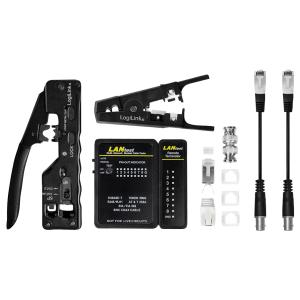 LogiLink Netzwerk-Werkzeug-Set, 4-teilig, für Kat.6A & Kat.7 WZ0070 (4052792064773)