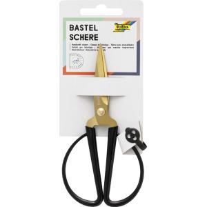 Bastelschere gold, spitz, Länge: ca. 145 mm folia 776 (4001868122312)