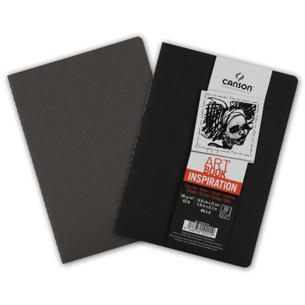 Skizzenheft Art Book Inspiration, A4, schwarz / grau CANSON C200006451 (3148950064516)