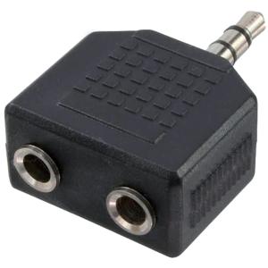 Audio-Adapter, 3, 5 mm Klinkenstecker - 2x 3, 5 mm LogiLink CA1002 (4052792003567)