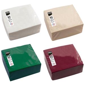 Cocktail-Servietten, 200 x 200 mm, elfenbein PROnappe SV622002I (3281516220022)