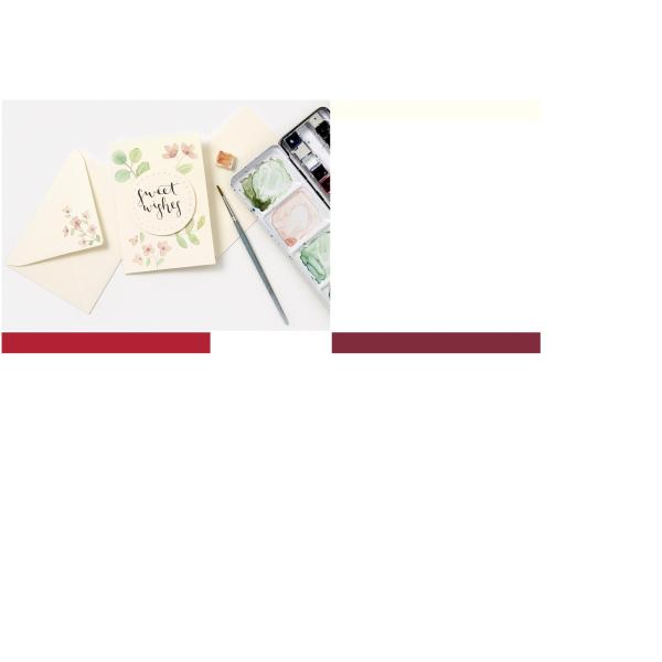 Klappkarten-Set, 105 x 150 mm, dunkelrot folia 150522 (4001868155228)