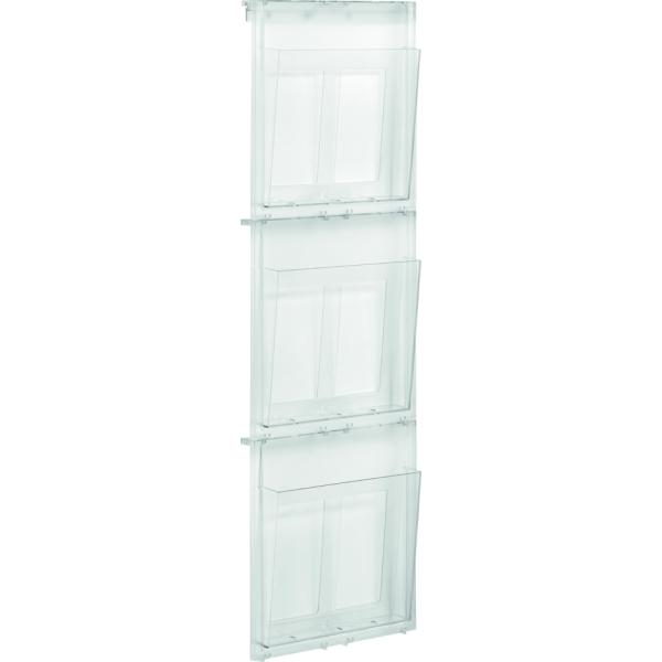Wanddisplay 'the placativ', 6 x DIN A4 hoch, glasklar helit H6812002 (4012086091304)