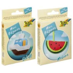 Mini Filz-Nähset 'Filzinies', 12-teilig, Clownfisch folia 52907 (4001868104783)