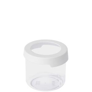 Trockenvorratsdose 'Vision', rund, 0, 75 L, weiß smartstore 75010 (6411760750106)