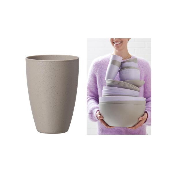 Teller tief klein BIO, Durchmesser: 195 mm, grau GastroMax 188770 (7332462103320)