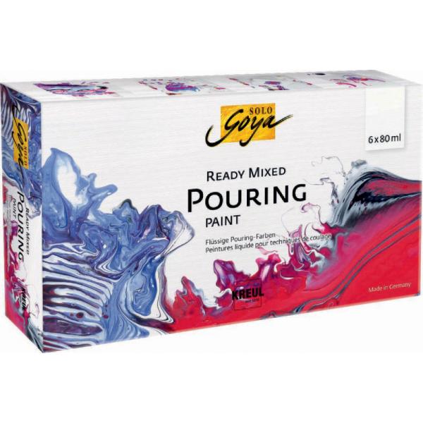 SOLO GOYA Pouring-Set 'Ready Mixed', 6 x 80 ml KREUL 87230 (4000798124335)