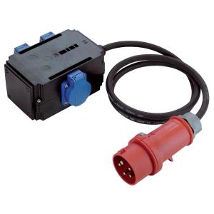 CEE-Adapter, 3-fach, wiederanschließbar BACHMANN 349.027 (4016514010479)