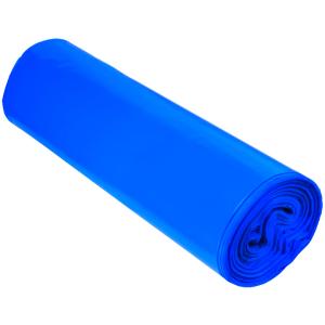 Müllsäcke, blau, 120 Liter, aus LDPE, 100 my dm-folien (18100114)