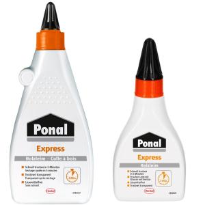 Express Holzleim, lösemittelfrei, 120 g Flasche Ponal PN15X (4015000088749)