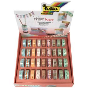 Deko-Klebeband Washi-Tape HOTFOIL, Thekendisplay folia 260039 (4001868099478)