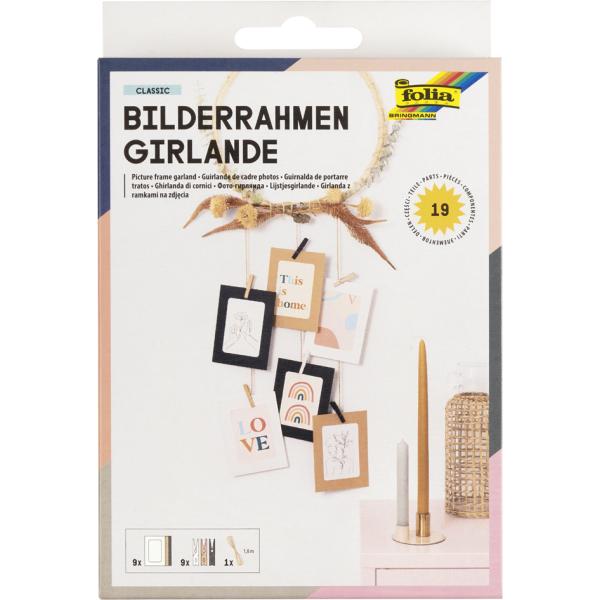 Bilderrahmen-Girlande, 19-teilig folia 24191 (4001868105940)