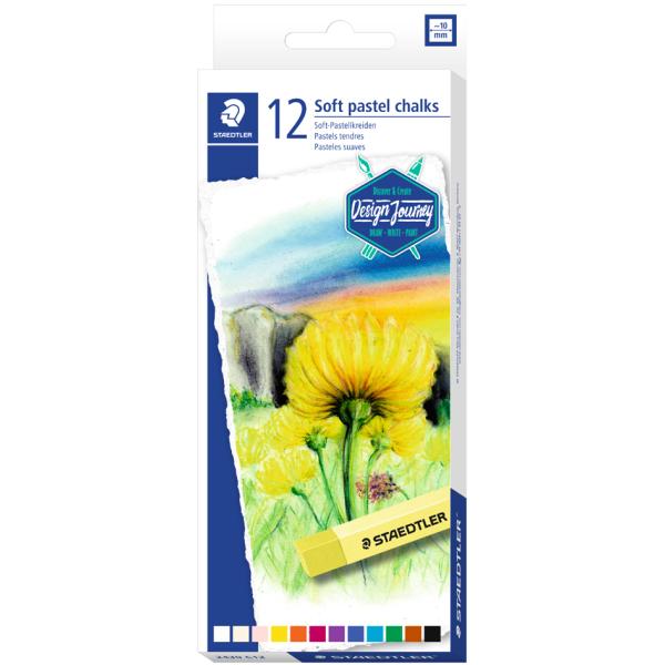 Soft-Pastellkreide Design Journey, 24er Kartonetui STAEDTLER 2430 C24 (4006608201852)