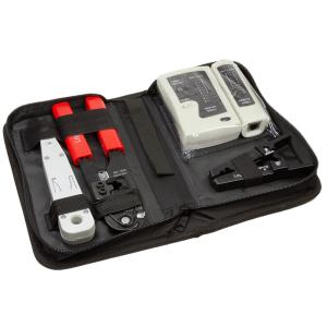 LogiLink Netzwerk-Werkzeug-Set, in schwarzer Tasche WZ0012 (4260113566985)