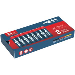 Alkaline Batterie, Mignon AA, 8er Pack ANSMANN 5015280 (4013674015283)