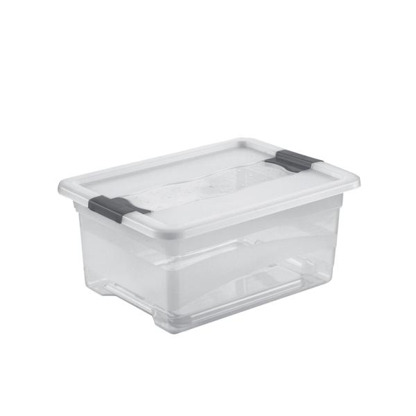 Aufbewahrungsbox 'cornelia', 4 Liter, crystal-grey keeeper 1094082700000 (4052396082982)