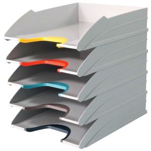 Briefablagen-Set VARICOLOR MIX, lichtgrau DURABLE 770427 (4005546733029)