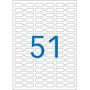 Ringetiketten, 45 x 8 mm, DIN A5, ablösbar agipa 100974 (3270241009743)