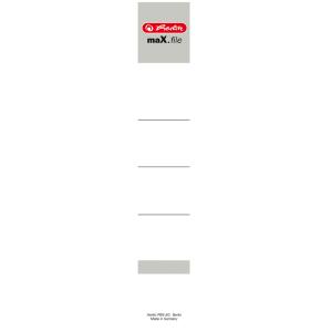 Ordnerrücken-Einsteckschilder maX.file, 30 x 190 mm herlitz 300011503 (4008119743159)