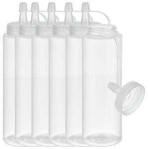 Quetschflasche, 490 ml, gelb, 6er Set APS 93254 (4004133932548)
