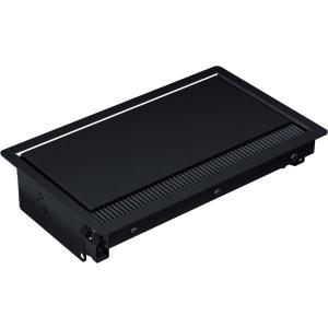 Einbaurahmen 'CONI', kurz, schwarz (RAL 9005) BACHMANN 911.002 (4016514030699)