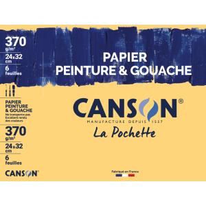 Canson Zeichenpapier 'Gouache & Malerei', 320 x 240 mm CANSON C400065406 (3148950109422)