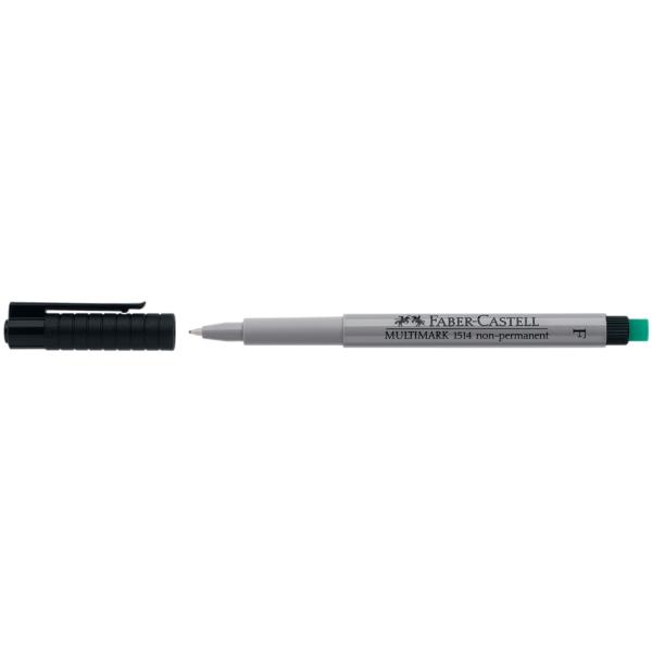 FABER-CASTELL NonPermanent-Marker MULTIMARK F, rot Faber-Castell 151421 (4005401514213)