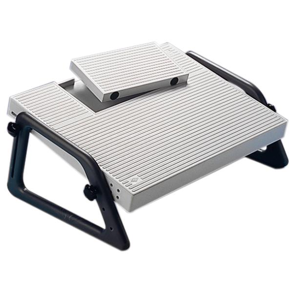 Fußstütze Relax, stufenlos höhenverstellbar, lichtgrau WEDO 275 1 (4003801008806)