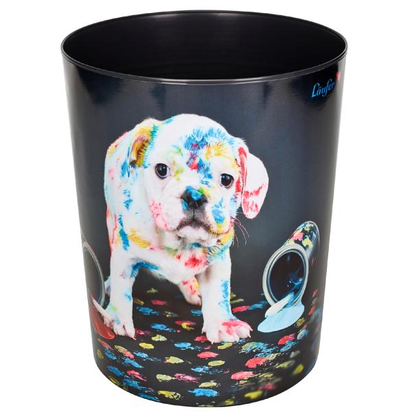 Papierkorb Bunter Hund Läufer 26663 (4006677266639)