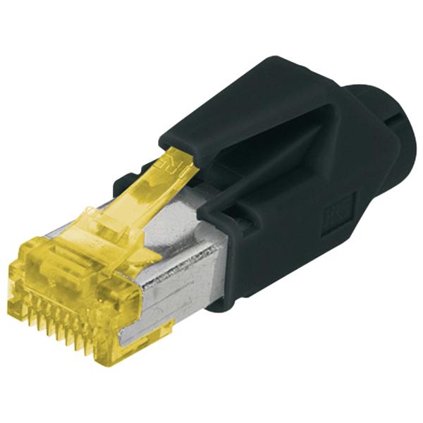 HIROSE RJ45 Stecker TM31, Kat. 6a, geschirmt, für Rundkabel A-MO6A 8/8 HRS (4016032272144)