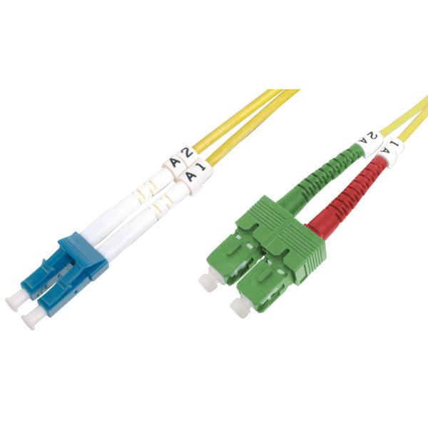 LWL Patchkabel, LC-Duplex - SC-Duplex, OS2, 1, 0 m DIGITUS DK-292SCA3LC-01 (4016032309260)