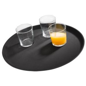 Serviertablett GASTRO, Durchmesser: 275 mm, schwarz APS 547 (4004133005471)