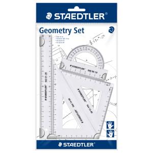 Geometrie-Set, klein, 4-teilig, transparent STAEDTLER 569 PB4-0 (4007817027783)