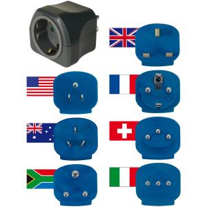 Reisestecker-Set mit 7 Steckern brennenstuhl 1508160 (4007123610235)