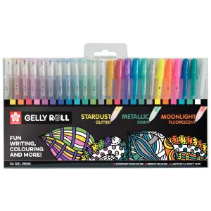 Gel-Tintenroller Gelly Roll Mix, 24er Etui SAKURA POXPGBMIX24 (8710141131588)