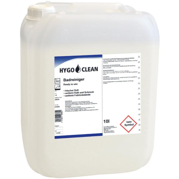 Badreiniger Ready to use, 10 Liter Kanister HYGOCLEAN 31604 (4015544908824)