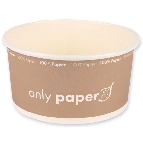 Salatschale Only Paper, rund, 1.300 ml, braun NATURE Star 418130 (4015544726954)