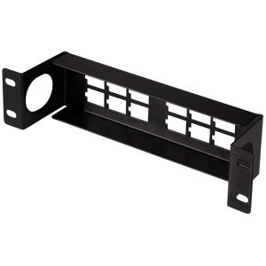 LogiLink 10' Keystone Patch Panel, 12-Port, schwarz NK4078 (4052792074970)