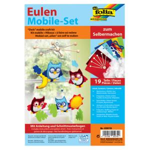Mobile-Set 'Eulen', 19-teilig folia 22819 (4001868052749)