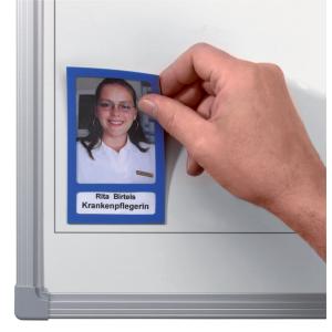 Fototasche magnetisch Hartfolie matt 72x115 mm 5 Stück blau FRANKEN FTK 03/5 (4016946186551)
