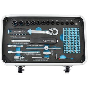 Schraub- & Bit-Satz, 116-teiliger Koffer QUANTOOL Q25003 (4003315847274)