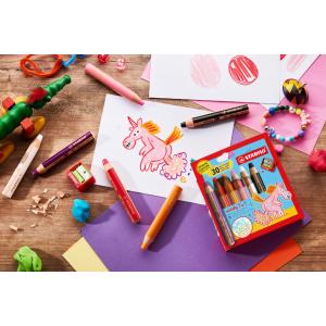 Multitalentstift woody 3 in 1, 6er Etui Einhorn STABILO EO8806-4-1 (4006381618694)