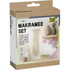 Folia Makramee-set Boho Natur, Rose 23719 (4001868125771)