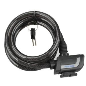 Kabel-Fahrradschloss, Länge: 1.200 mm, schwarz FISCHER 85907 (4008153859076)