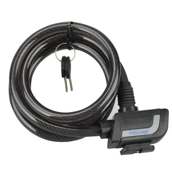 Kabel-Fahrradschloss, Länge: 1.200 mm, schwarz FISCHER 85907 (4008153859076)